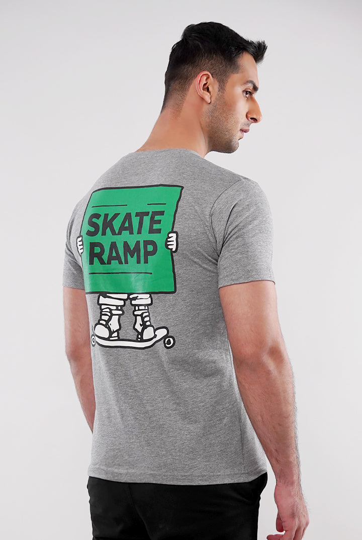 Graphic T-Shirt - Heather Grey - Mendeez