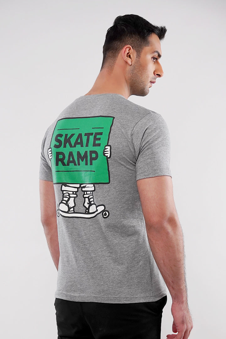 Graphic T-Shirt - Heather Grey - Mendeez