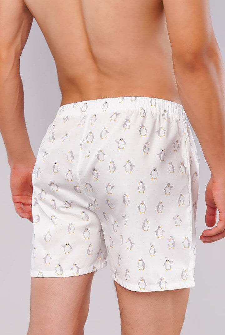 Penguin Pal Woven Boxer Shorts - Mendeez PK