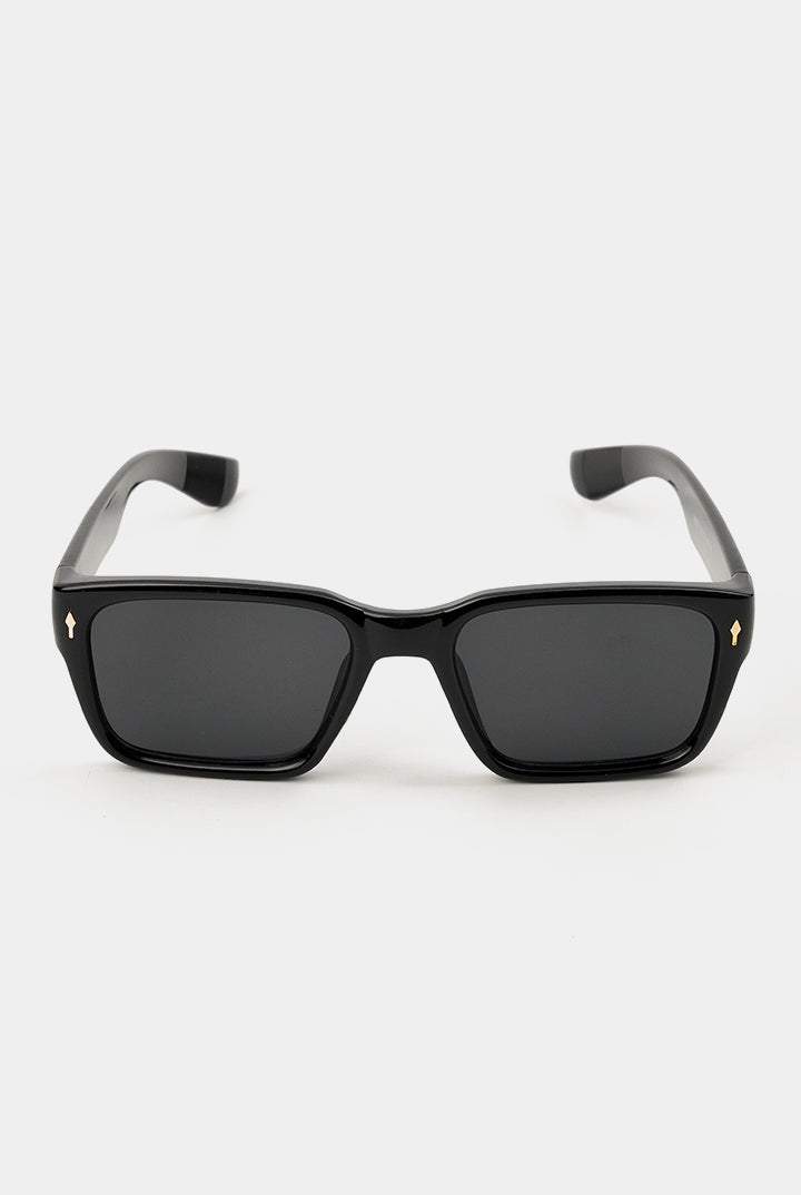 Rectangle Sunglasses - Black - Mendeez