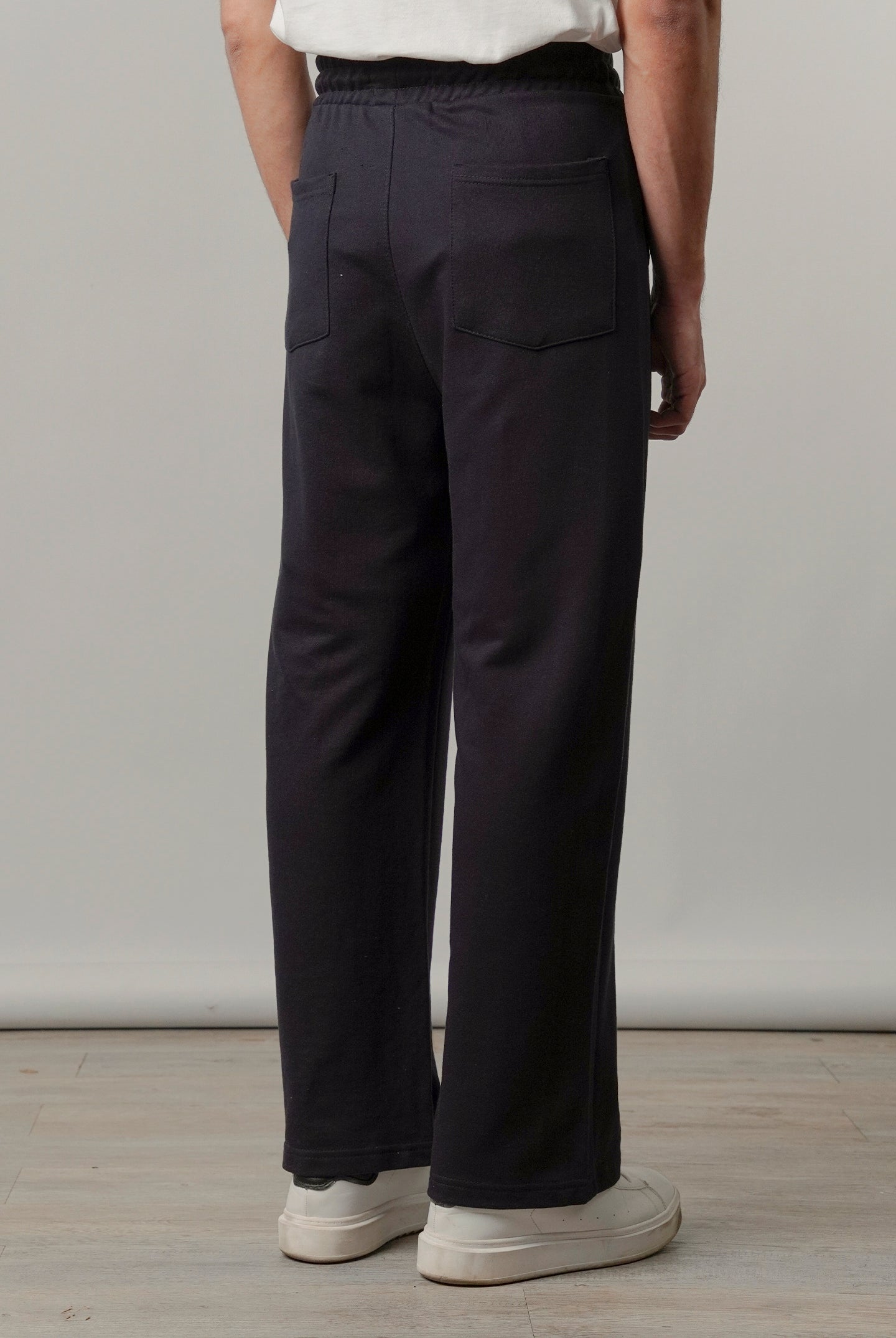 Pintex Jogger Pants - Navy Blue - Mendeez