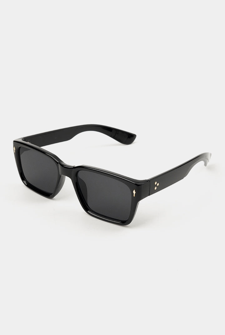 Rectangle Sunglasses - Black - Mendeez