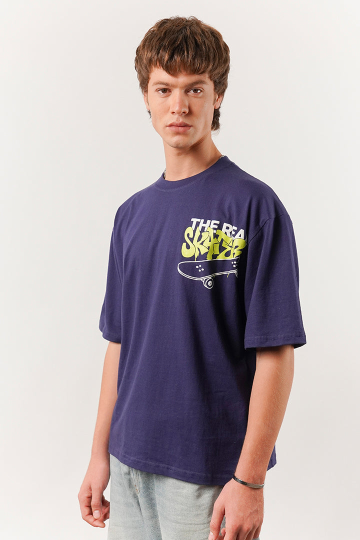 Box Fit Tee - Navy - Mendeez