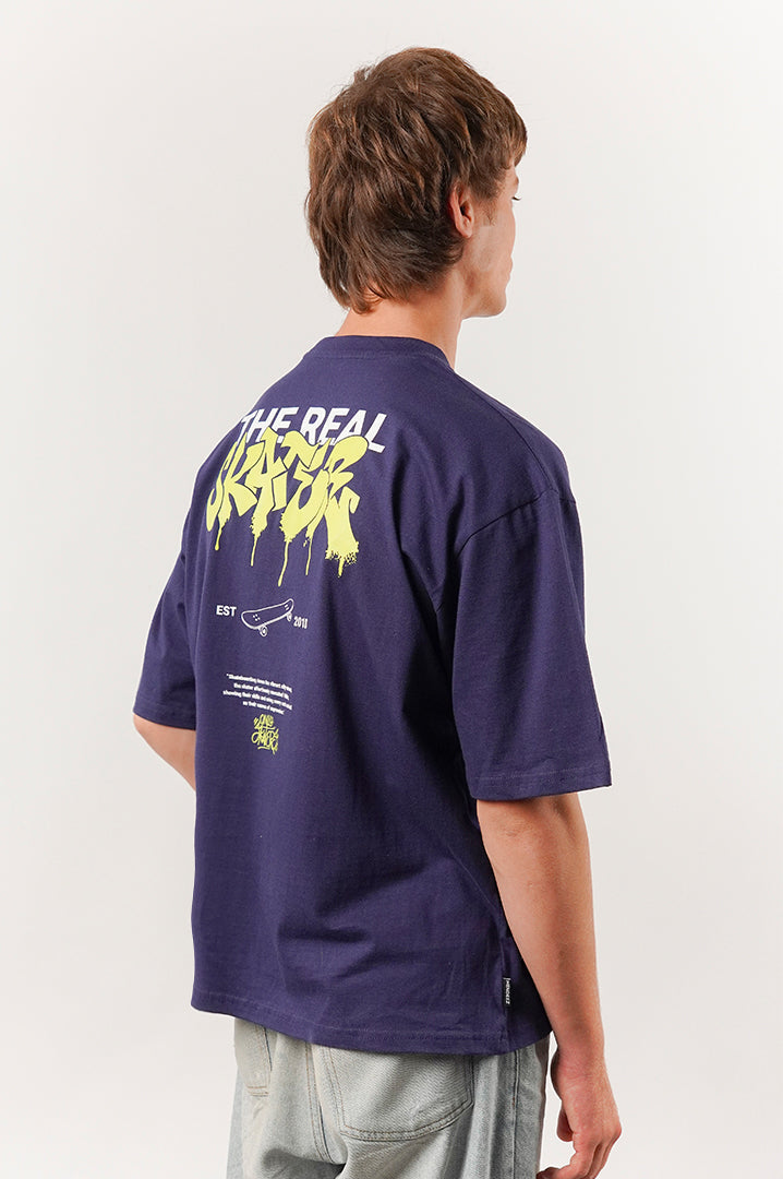Box Fit Tee - Navy - Mendeez