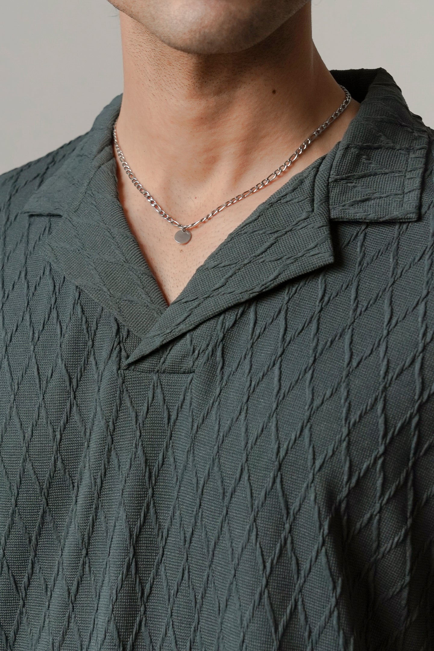 Cuban Collar Polo - Sea Green - Mendeez