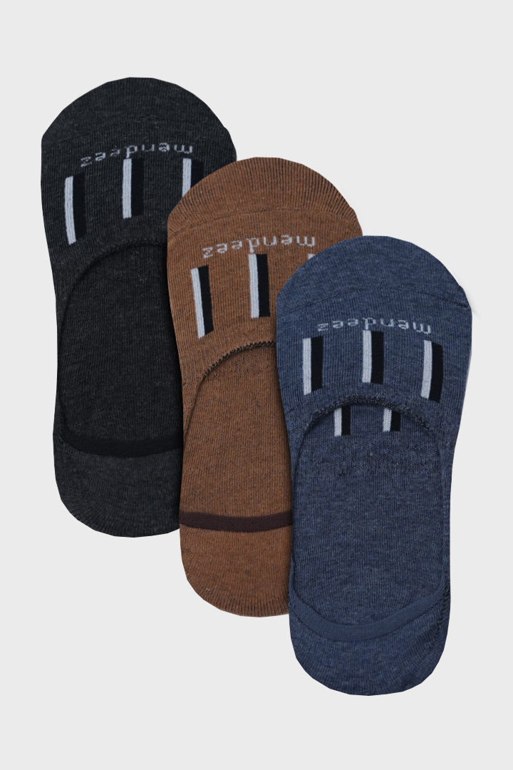 No Show Socks - Pack of 3 - Mendeez