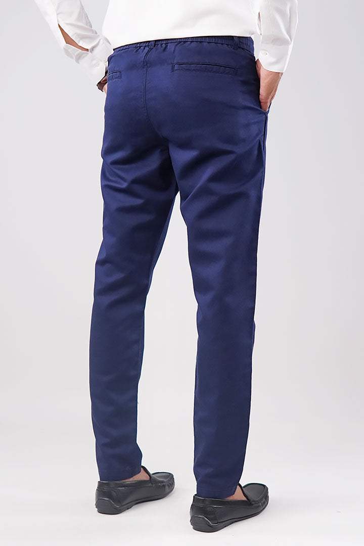 Pleated Pant - Navy - Mendeez PK