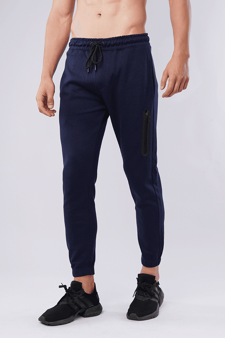 Terry Jogger Pants - Navy Blue - Mendeez PK