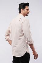 Oxford Shirt - Beige - Mendeez PK