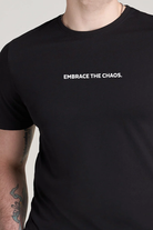 Printed Graphic Tee - Black - Mendeez