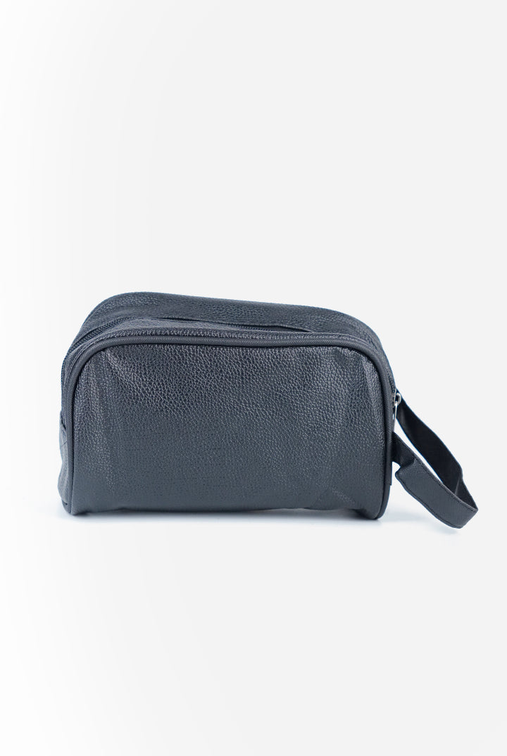 Heritage Leather Toiletry Pouch – Onyx Black-3-MENDEEZ