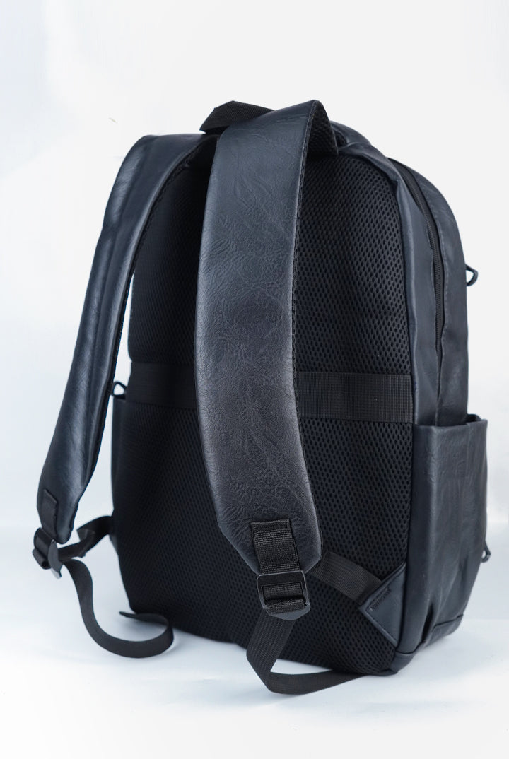 Classic Executive Leather Backpack – Onyx Black-3-MENDEEZ