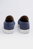 Slip On Suede Loafers - Ocean Blue - Mendeez