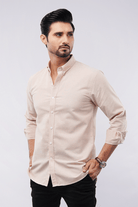 Oxford Shirt - Beige - Mendeez PK