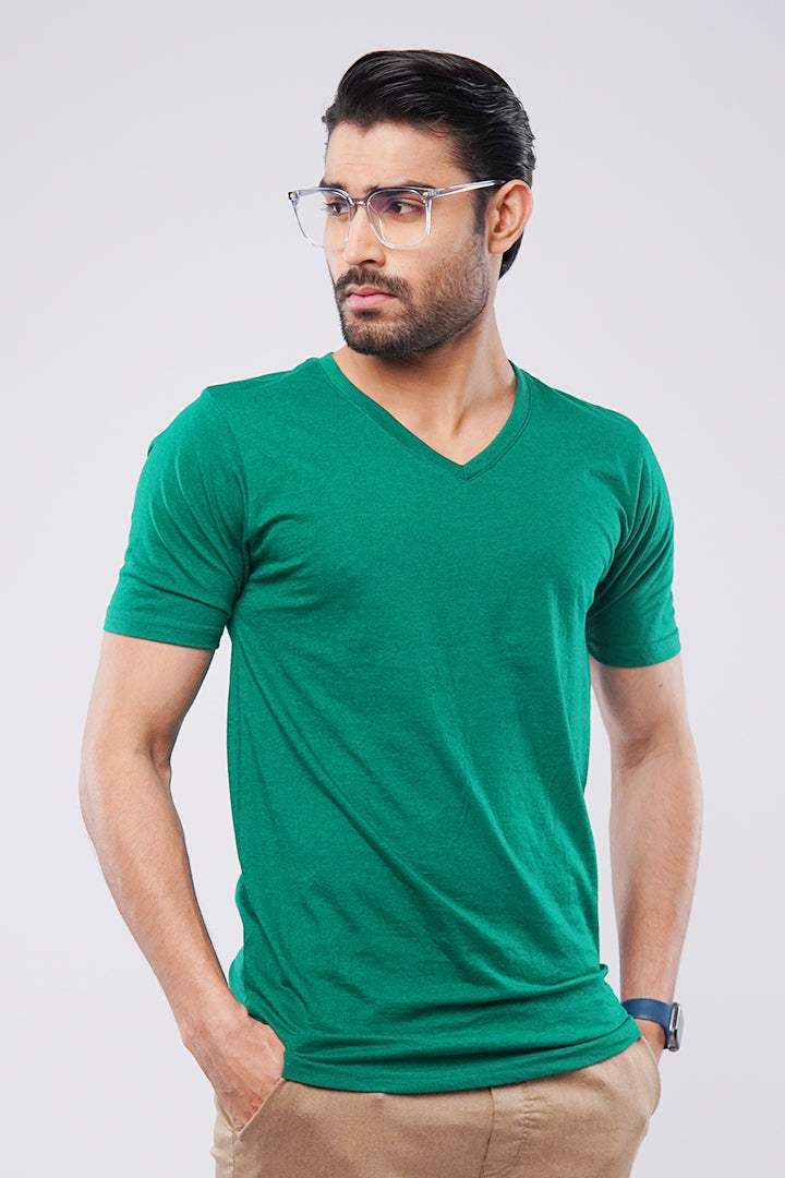 Emerald Green V-Neck - Mendeez PK