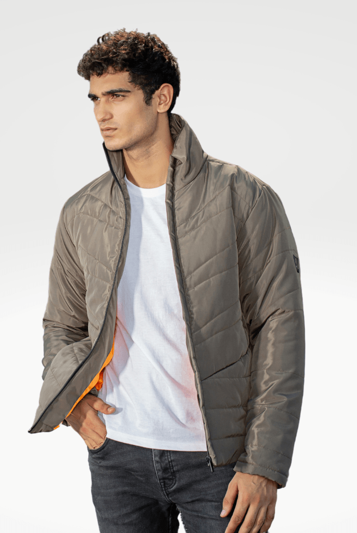 Mossy Majesty Puffer Jacket - Mendeez PK