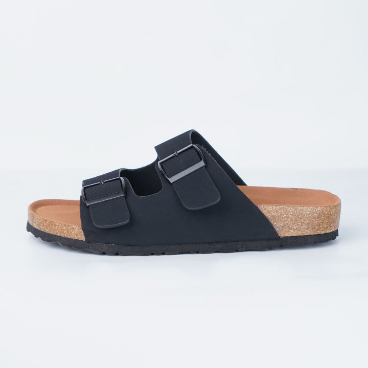Buckle Slides - Black - Mendeez