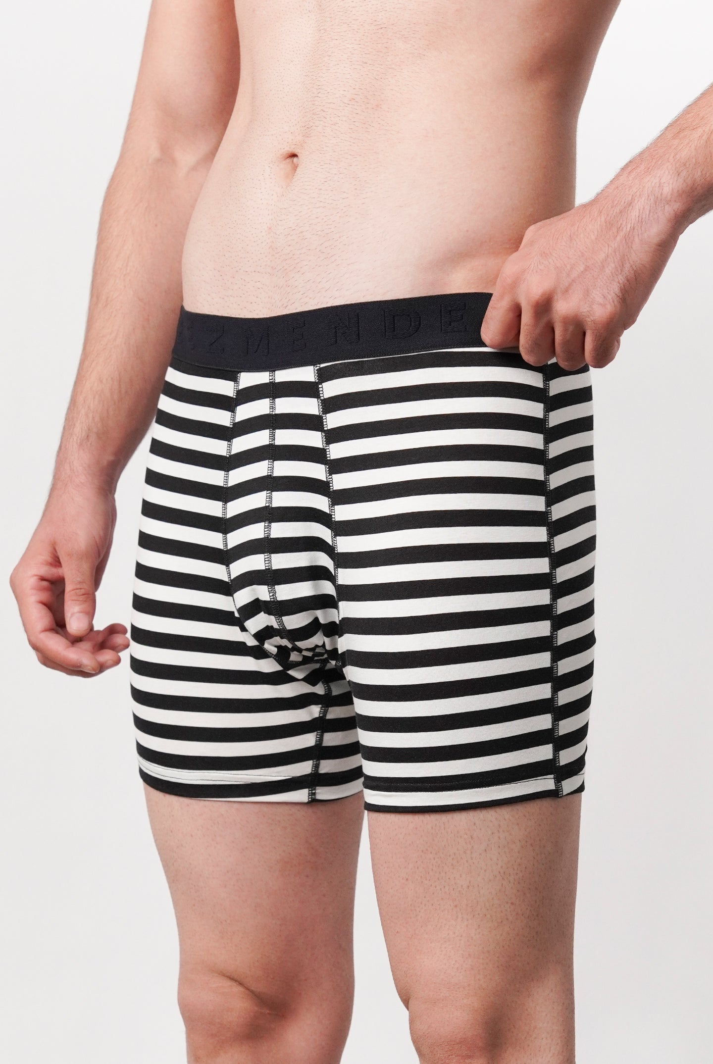 Printed All Day Boxers - Black & White - Mendeez