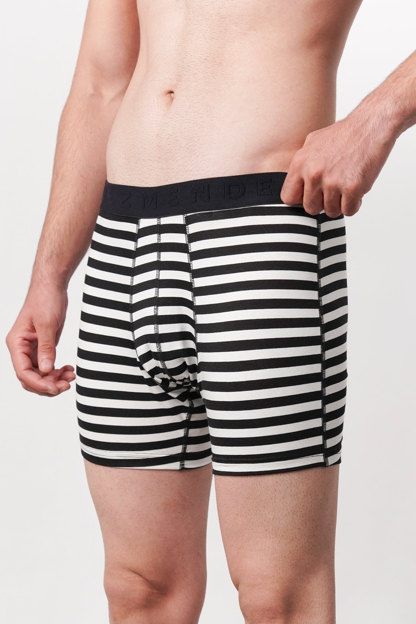 Printed All Day Boxers - Black & White - Mendeez