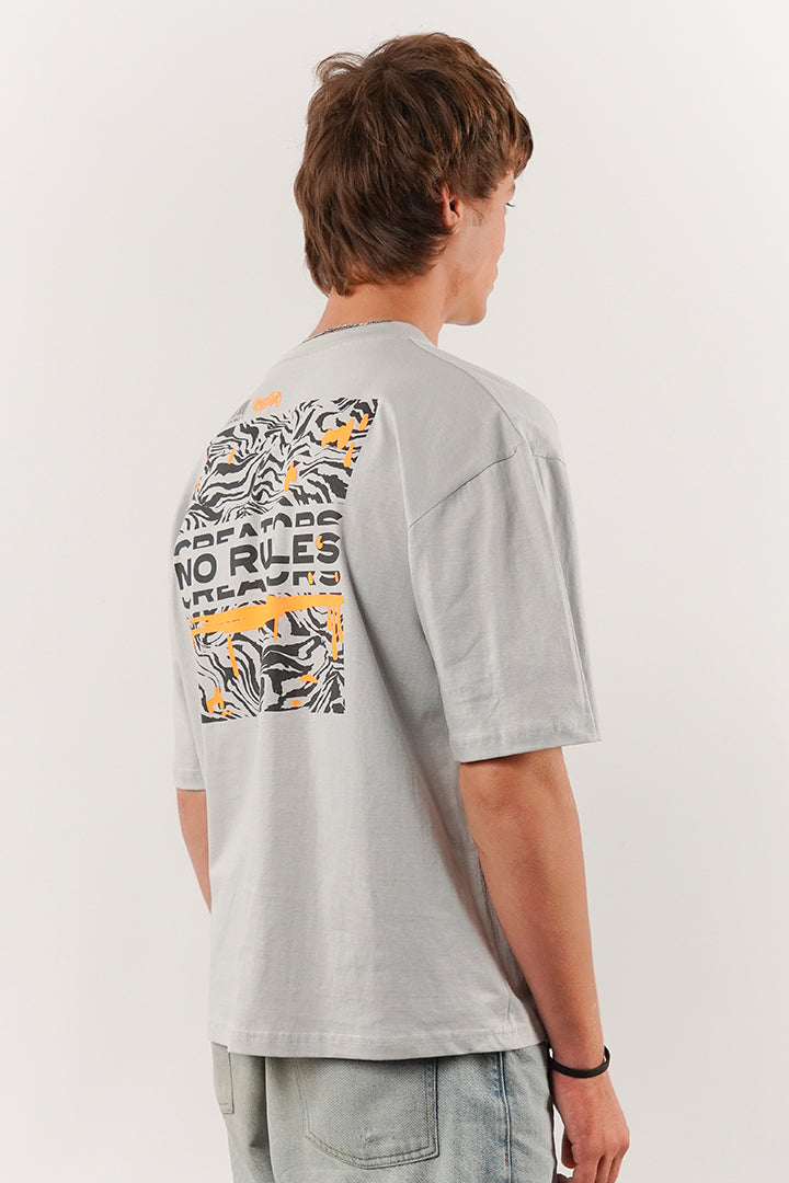 Box Fit Tee - Grey - Mendeez