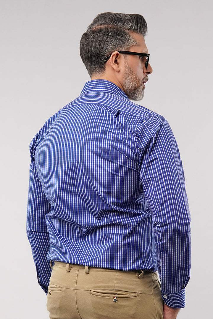 Check Shirt - Blue & White - Mendeez