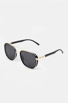 Double Bridge Square Sunglasses - Gold - Mendeez