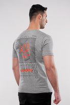 MNDZ Graphic Pocket T-Shirt - Heather Grey - Mendeez