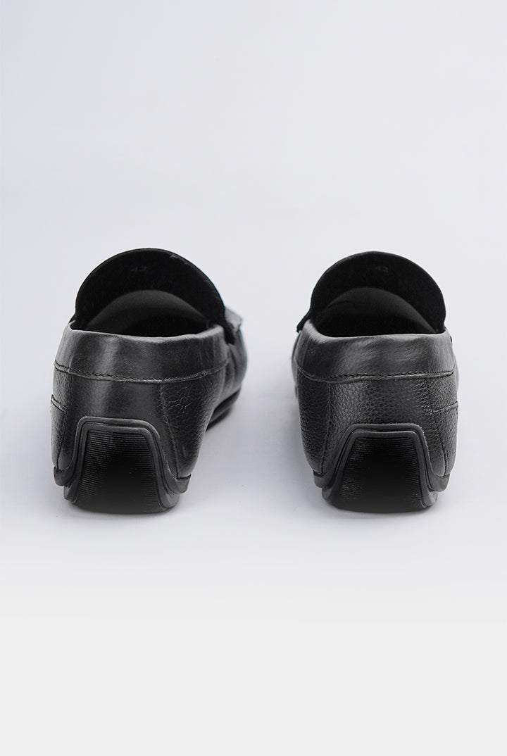 Classic Loafer Shoes - Black - Mendeez