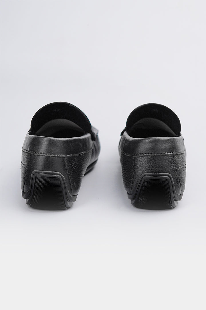 Classic Loafer Shoes - Black - Mendeez