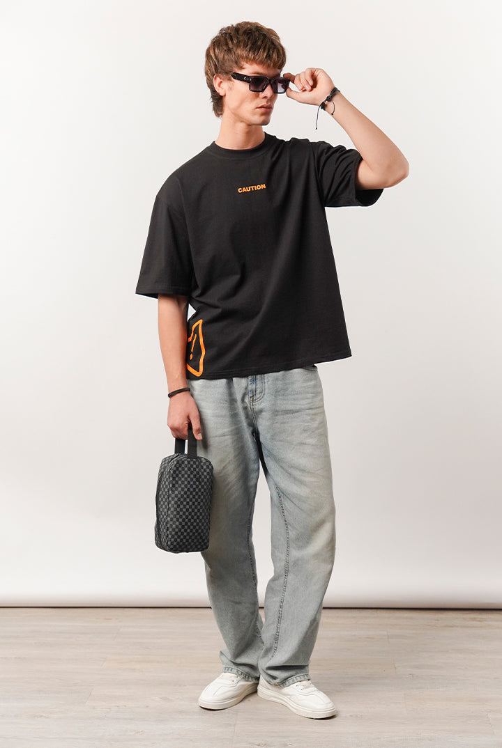 Box Fit Tee - Black - Mendeez