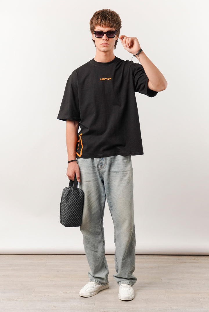 Box Fit Tee - Black - Mendeez