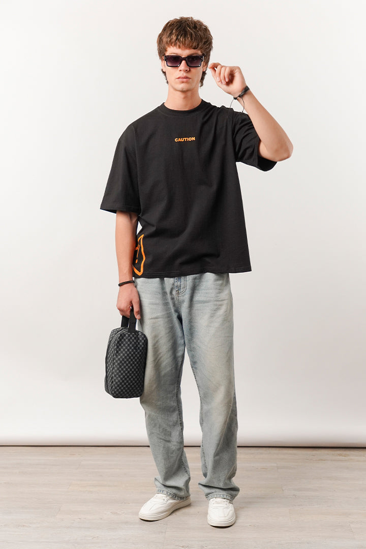 Box Fit Tee - Black - Mendeez