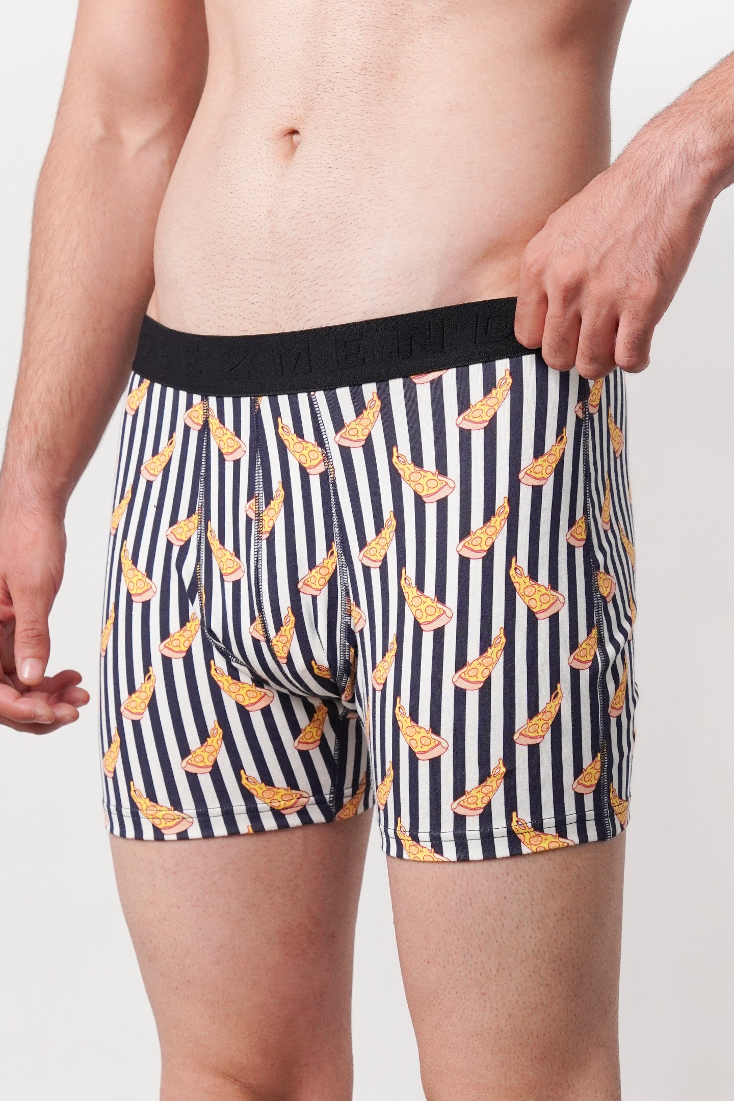 Printed All Day Boxers - Black & White - Mendeez