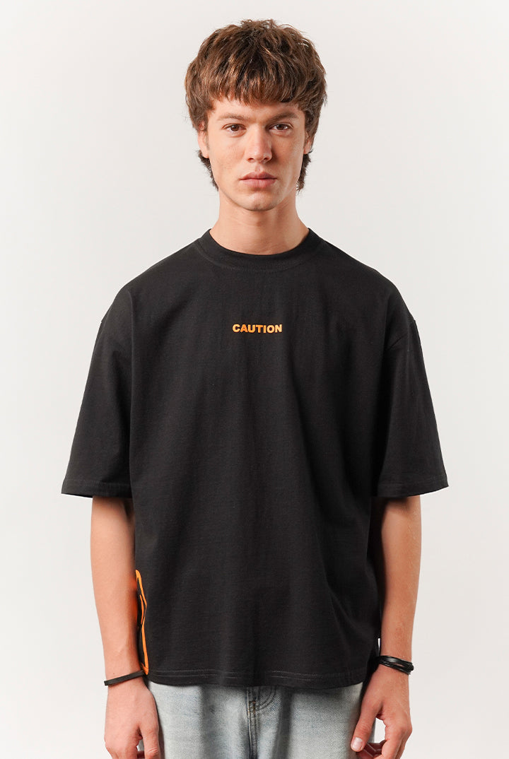 Box Fit Tee - Black - Mendeez