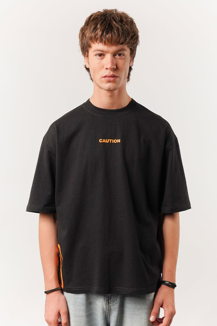 Box Fit Tee - Black - Mendeez
