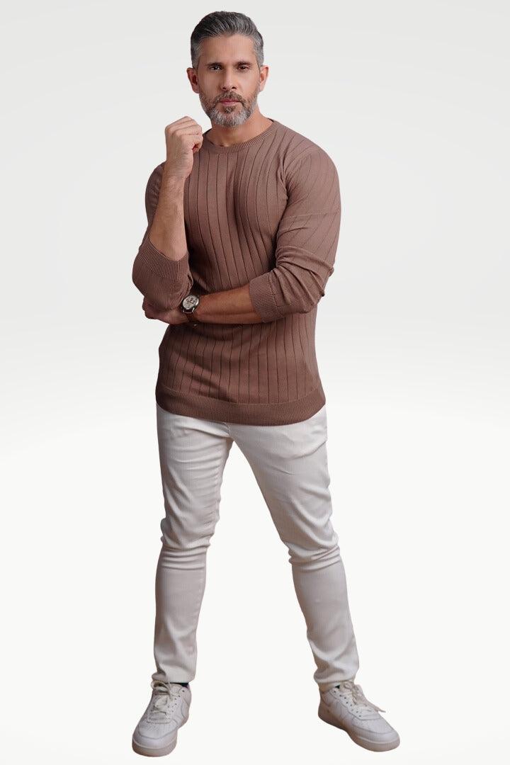 Dusty Pink Drop Needle Sweatshirt - Mendeez PK