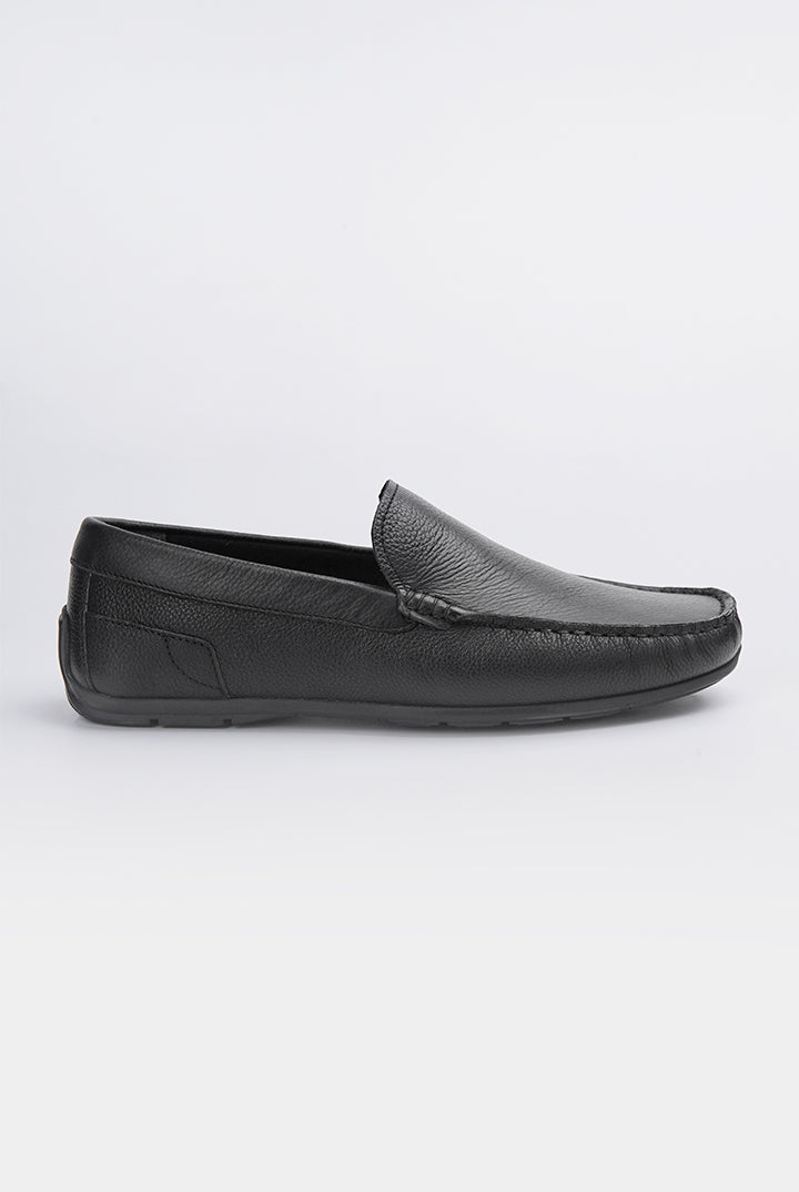 Classic Loafer Shoes - Black - Mendeez