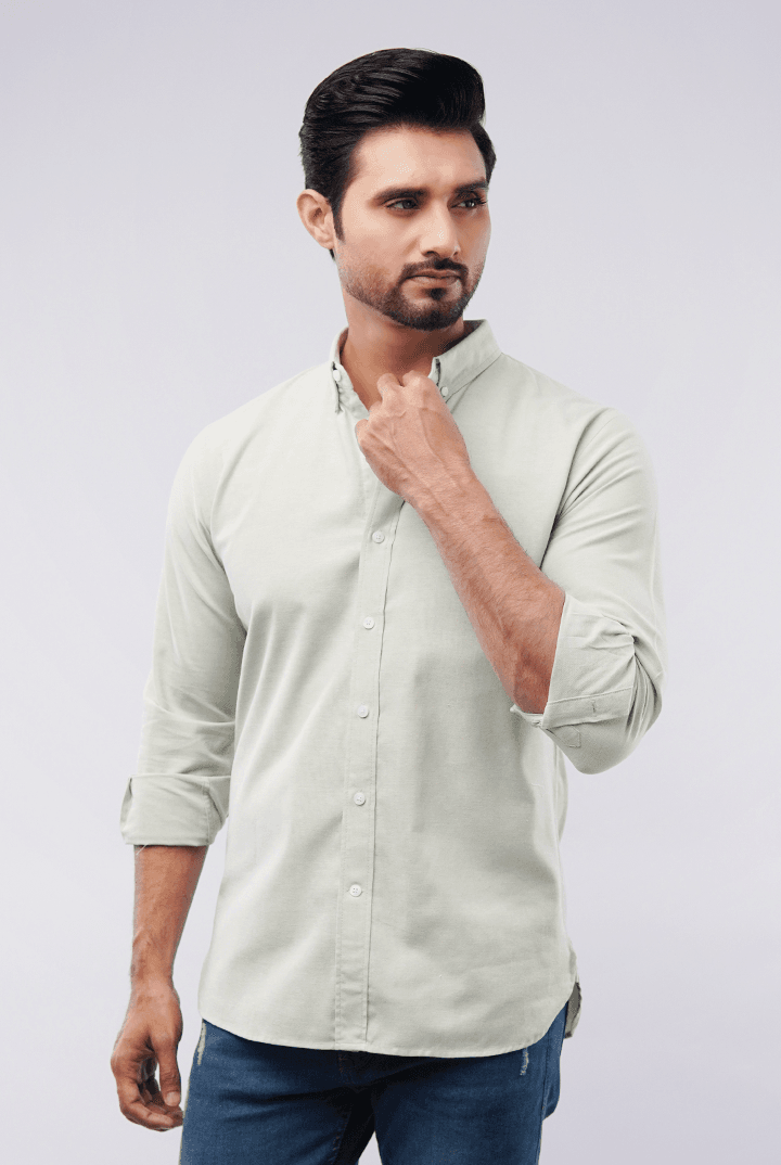 Oxford Shirt - Mint Green - Mendeez PK