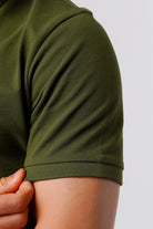 Regular Fit Polo Shirt - Olive Green - Mendeez