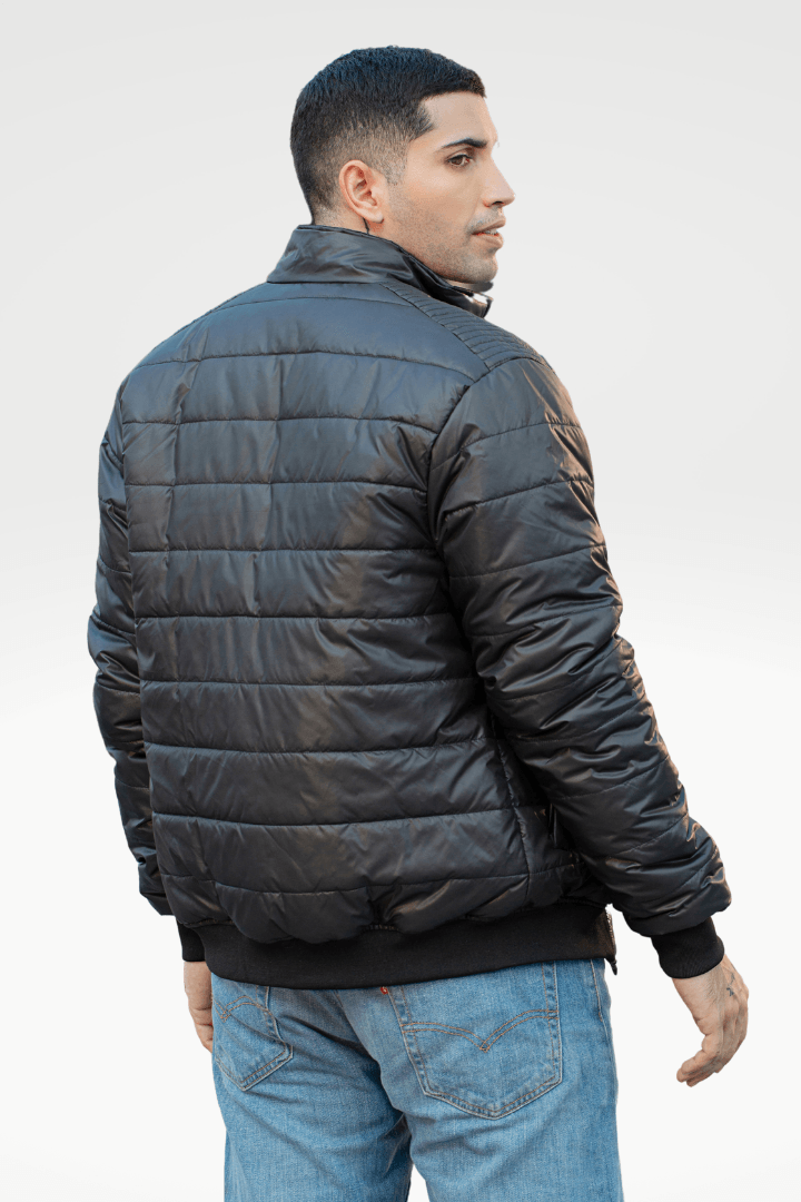 Black Shield Windbreaker Jacket - Mendeez PK