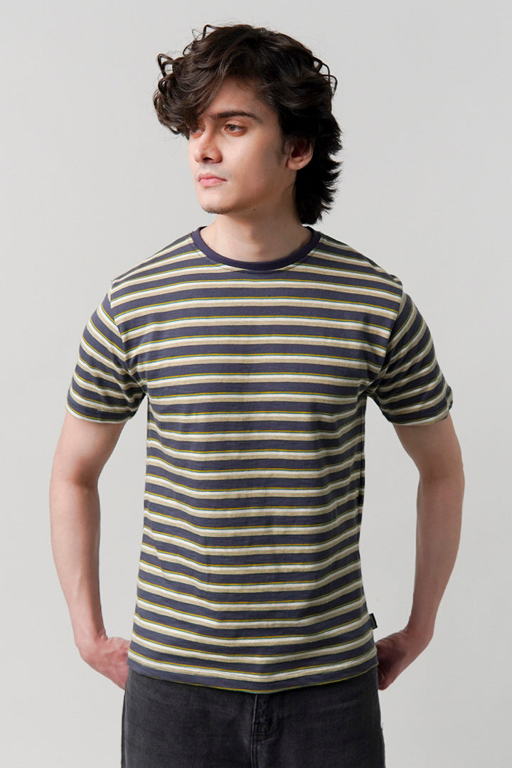 Striped T-Shirt - Multicolor - Mendeez
