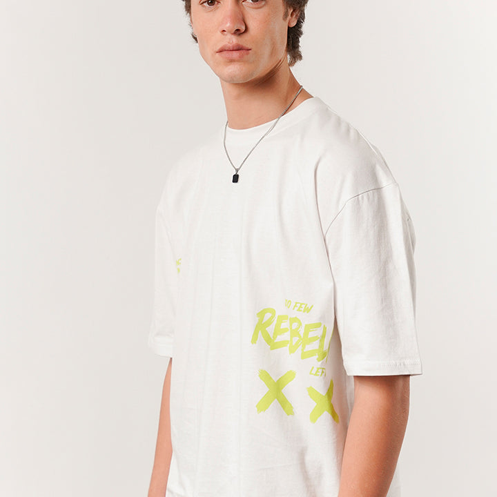 Box Fit Tee - White - Mendeez