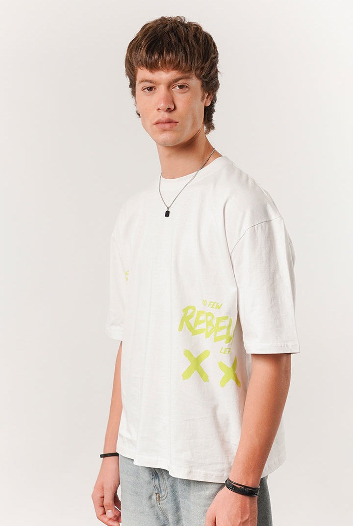 Box Fit Tee - White - Mendeez