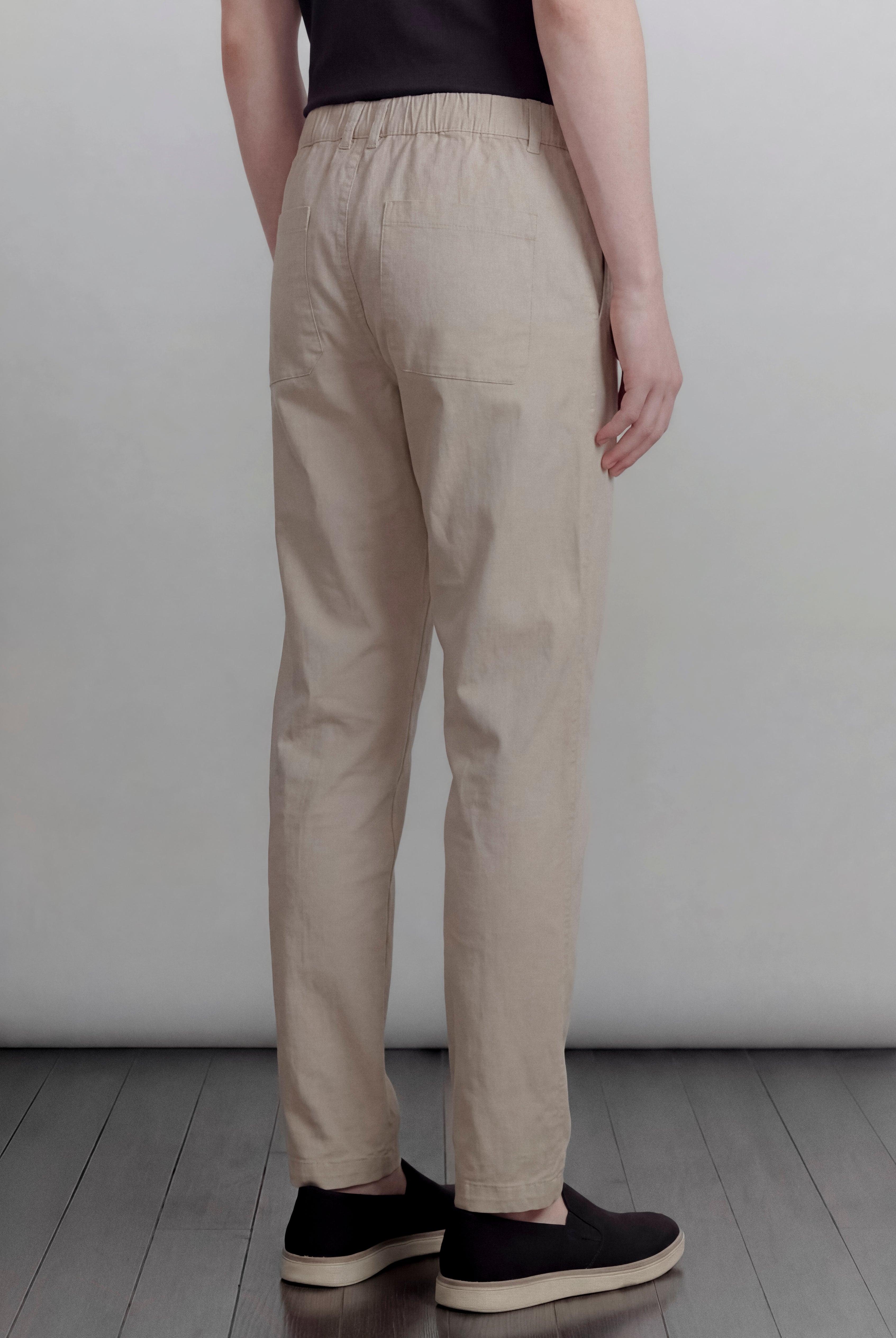Classic Straight Pants - Sand - Mendeez