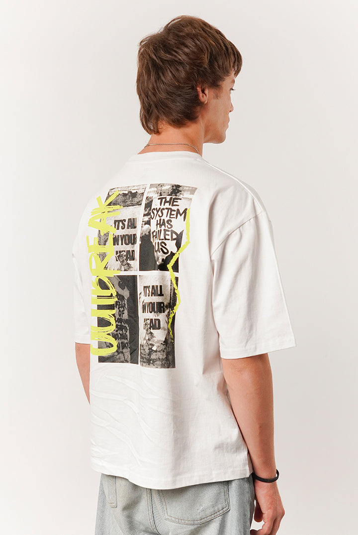 Box Fit Tee - White - Mendeez