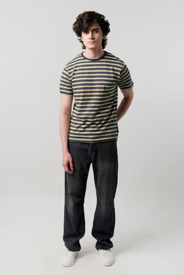 Striped T-Shirt - Multicolor - Mendeez