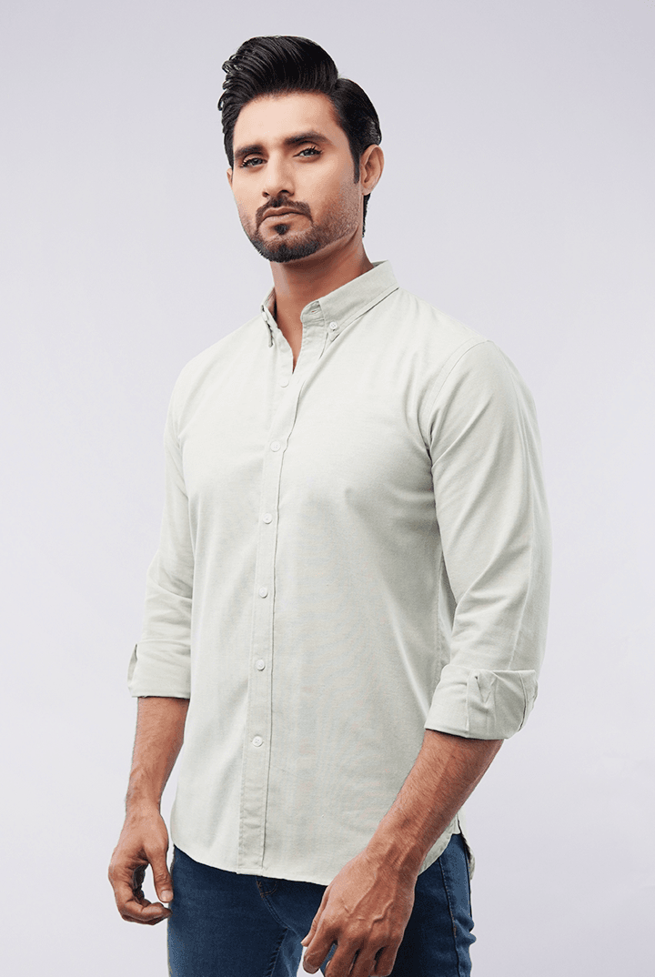 Oxford Shirt - Mint Green - Mendeez PK