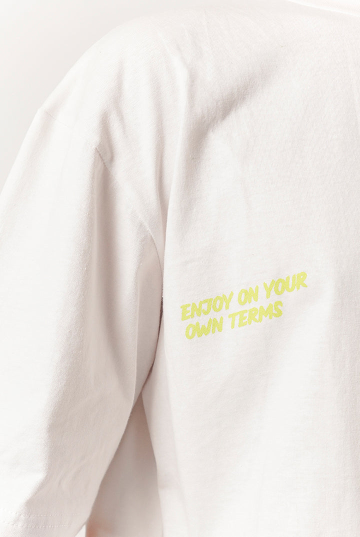 Box Fit Tee - White - Mendeez