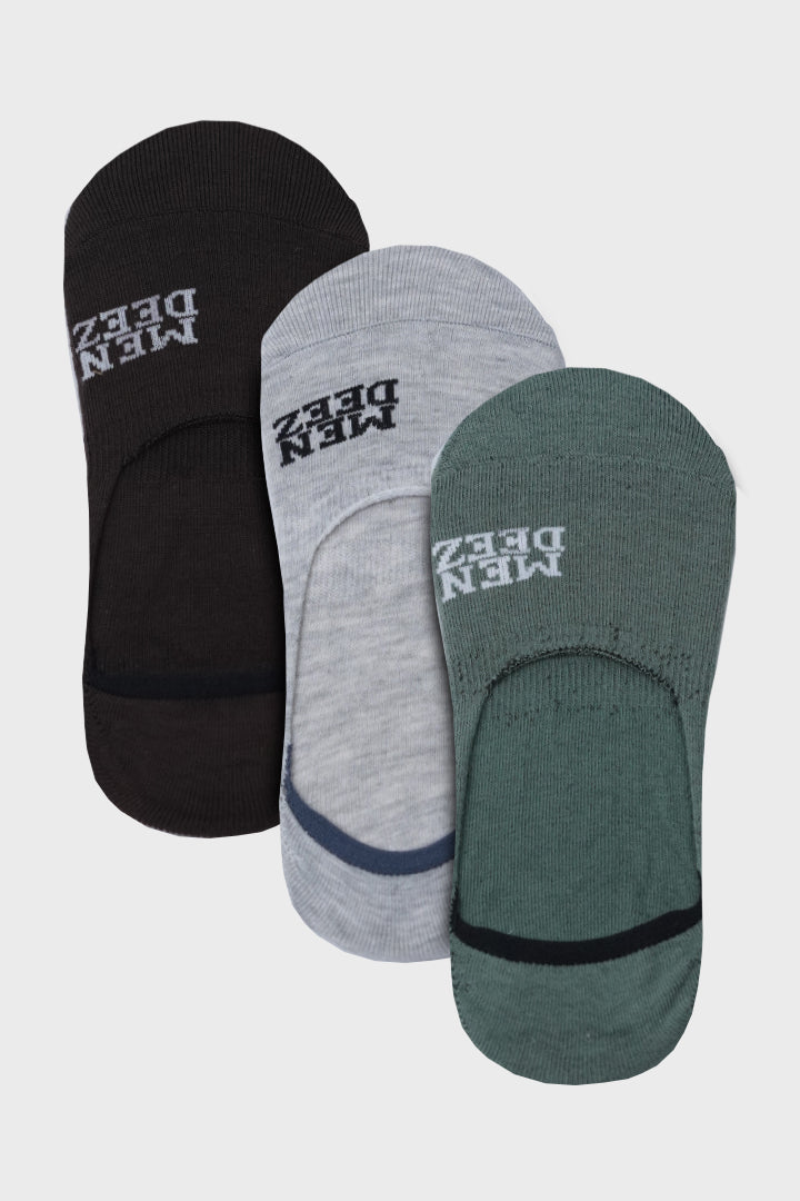 No Show Socks - Pack of 3 - Mendeez