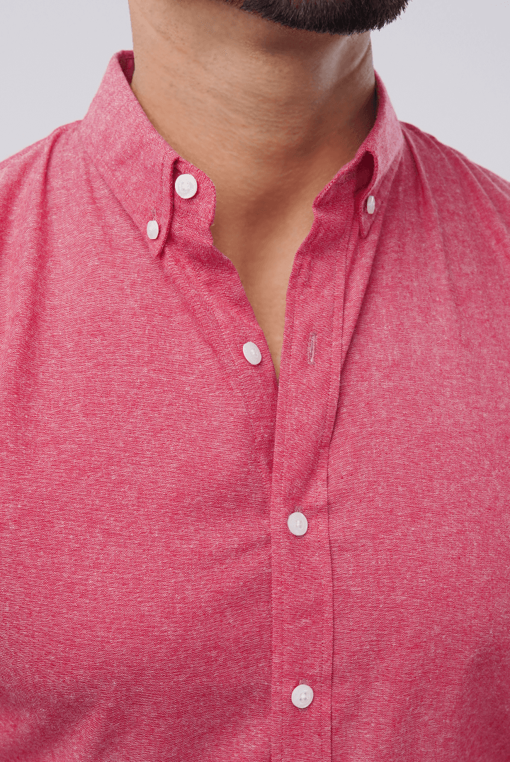 Oxford Shirt - Red Velvet - Mendeez PK